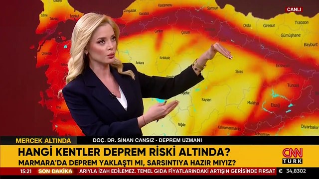 Hangi iller deprem riski altında? Uzman isim harita üzerinde gösterdi