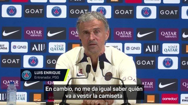 Luis Enrique: Lo que me importa es quien quiere luchar por estos colores