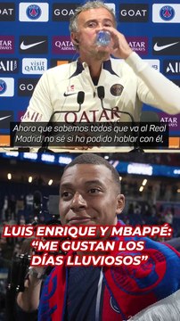 Así responde Luis Enrique cuando le preguntan por Mbappé