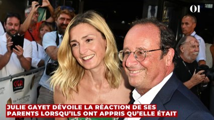 Julie Gayet dévoile la réaction de ses parents lorsqu’ils ont appris qu’elle était en couple avec François Hollande