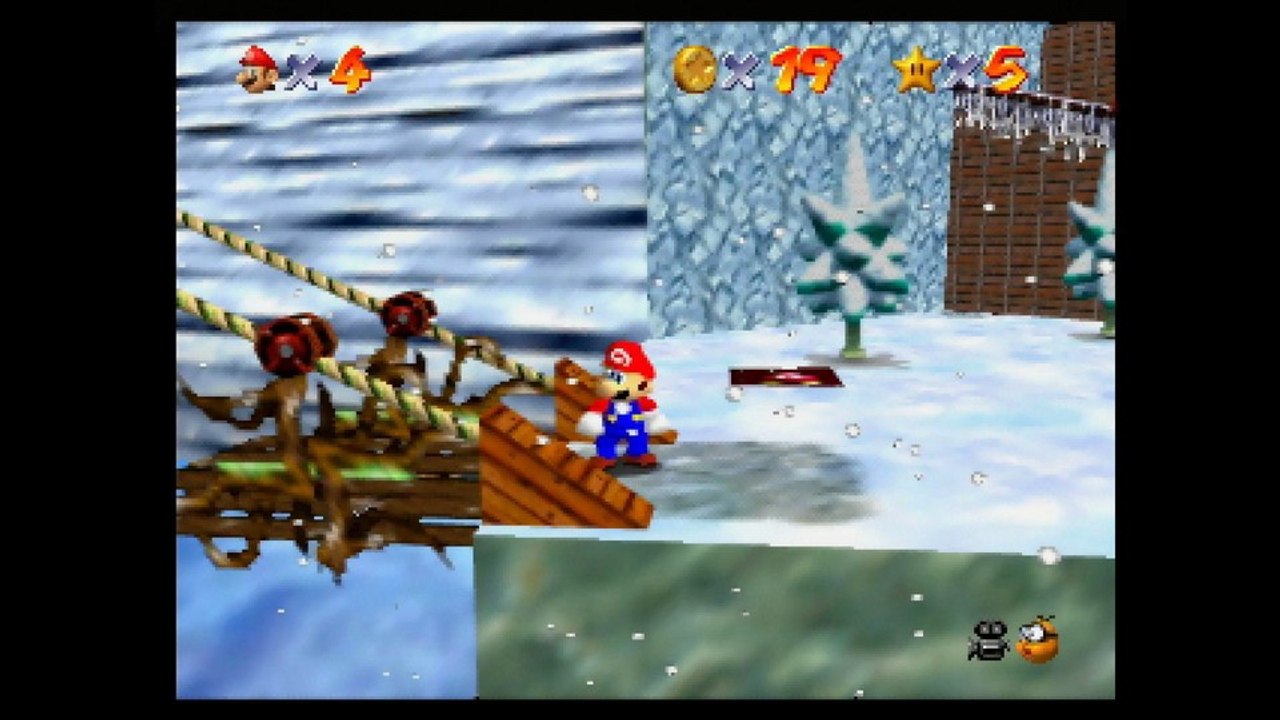 Super mario 64 - durch diese tür geht es eigentlich nicht