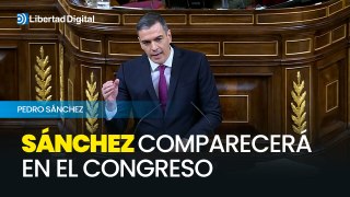 Pedro Sánchez comparecerá el próximo miércoles en el Pleno del Congreso
