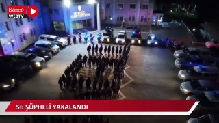 Ali Yerlikaya paylaştı: Bozdoğan-38 operasyonlarında 56 kişi yakalandı