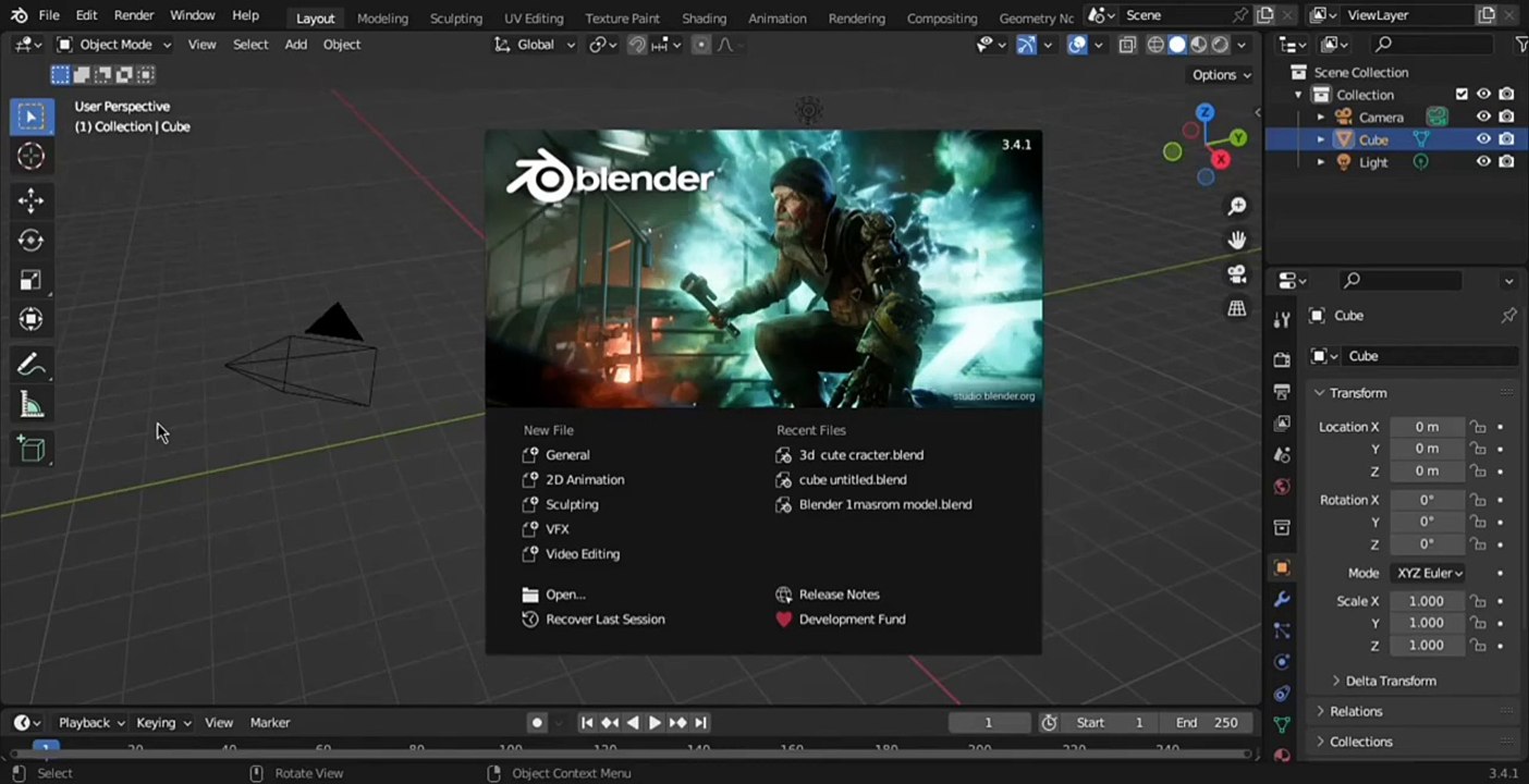 How to make Rubik's cube in Blender for beginners !! Blender tutorial #blender