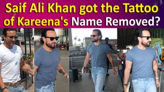 Saif Ali Khan alters his Famous ‘Kareena’ Tattoo into a Stylish Trishul