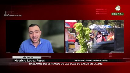 Mauricio López habla sobre las temperaturas que se esperan en los próximos días en la ZMG