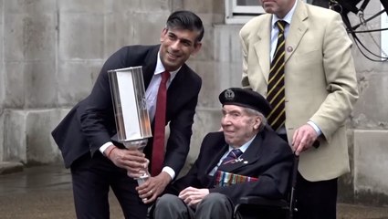 Sunak begins commemorative torch relay ahead of 80th D-Day anniversary