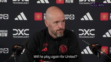 Video herunterladen: Ten Hag reveals whether Varane will play for United again