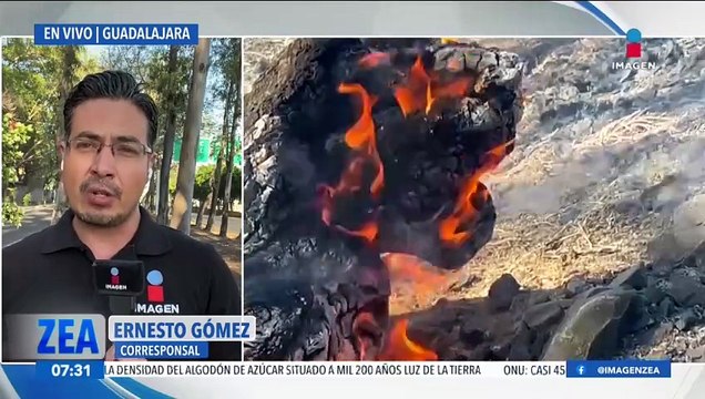 Así va el combate al incendio en el Bosque de la Primavera, en Zapopan