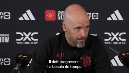 Man. United - Ten Hag : "Hojlund a besoin de temps"