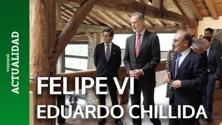 El Rey inaugura la exposición '100 años de Eduardo Chillida