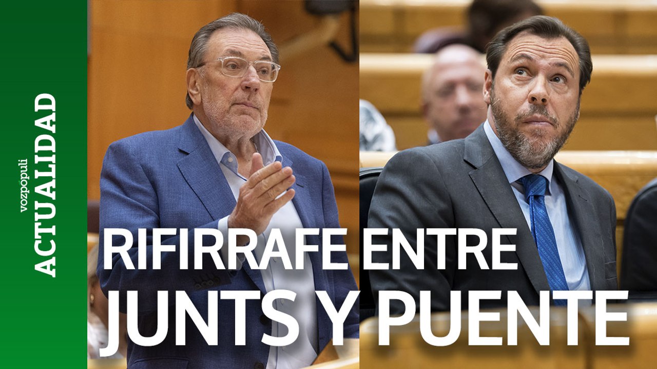 Rifirrafe entre Óscar Puente y Cleries (Junts) por los problemas con Rodalies en Cataluña
