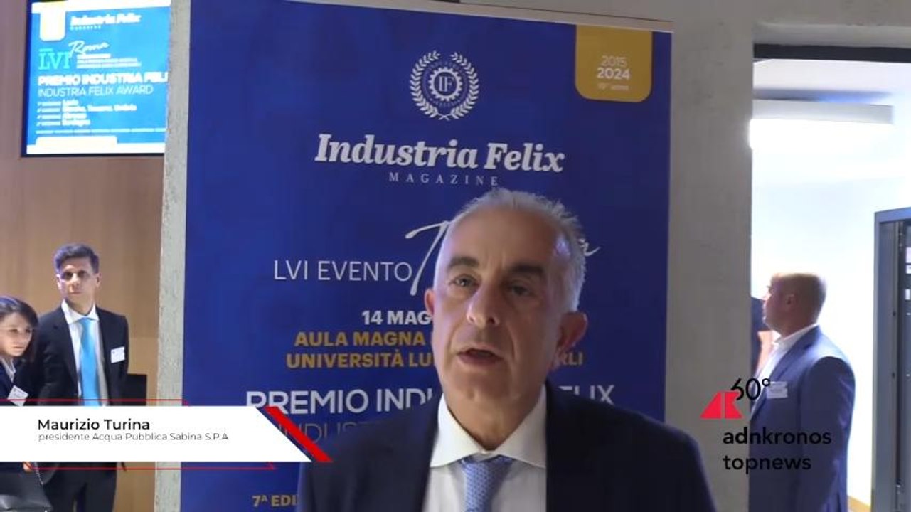 Industria Felix, Turina (Acqua Pubblica Sabina): "Aumentare la produttivà elemento chiave per la crescita"