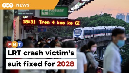 Trial of LRT crash victim’s suit against Prasarana fixed for 2028