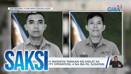 2 sundalo, patay matapos tamaan ng kidlat sa gitna ng security operation; 4 na iba pa, sugatan | Saksi