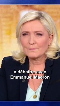 Un débat entre Emmanuel Macron et Marine Le Pen pourrait avoir lieu avant les élections européennes.