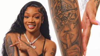 GloRilla Shows Off Her Tattoos