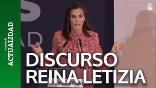 El discurso de la Reina Letizia por la Cruz Roja