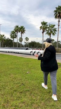 You can literally land a helicopter on the world's longest car!