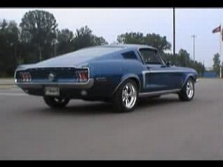 1968 Mustang Fastback burnout