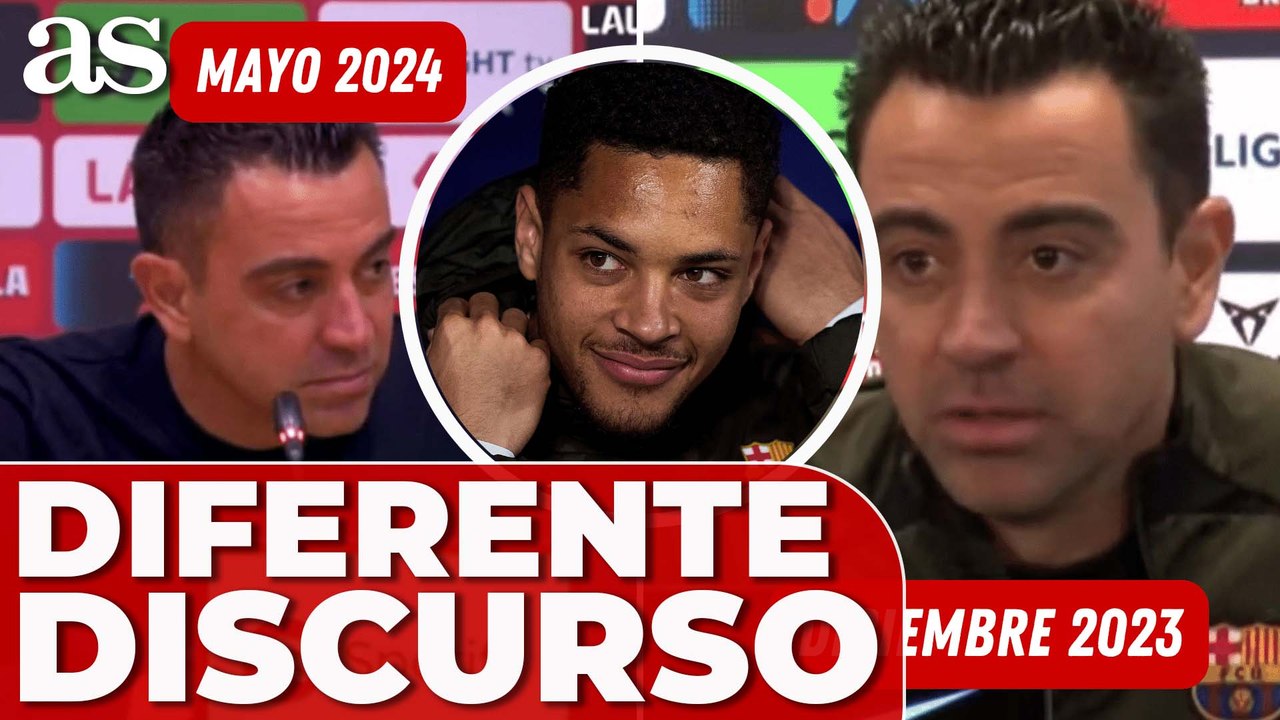 Las diferentes respuestas de Xavi sobre Vitor R...