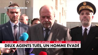 Agents pénitentiaires tués dans l'Eure : «Tout sera mis en œuvre pour que les auteurs soient interpellés», affirme Éric Dupond-Moretti