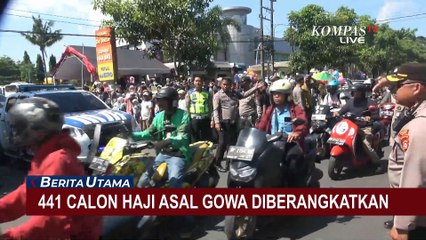 Pengantar Keberangkatan Jemaah Calon Haji di Gowa Membeludak!