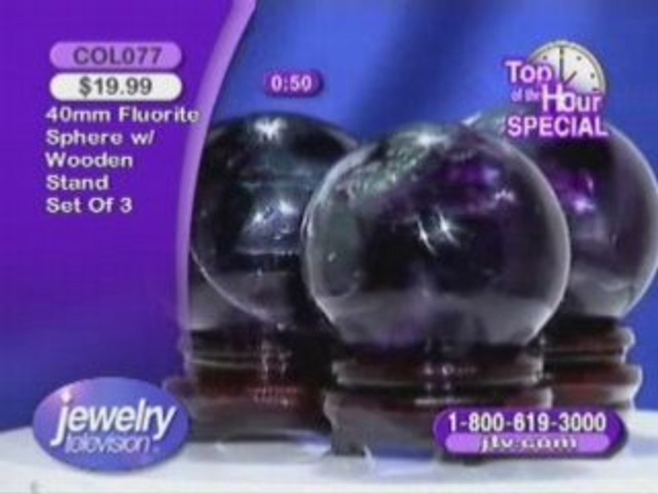 COL077- 40mm Fluorite Spheres