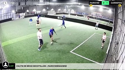 Faute de Brice Recotillon - Paris Normandie