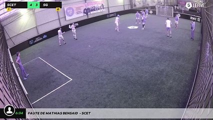 Faute de Mathias Bensaid  - SCET