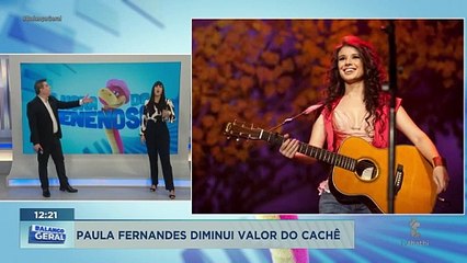 Paula Fernandes diminuir o valor para fazer shows