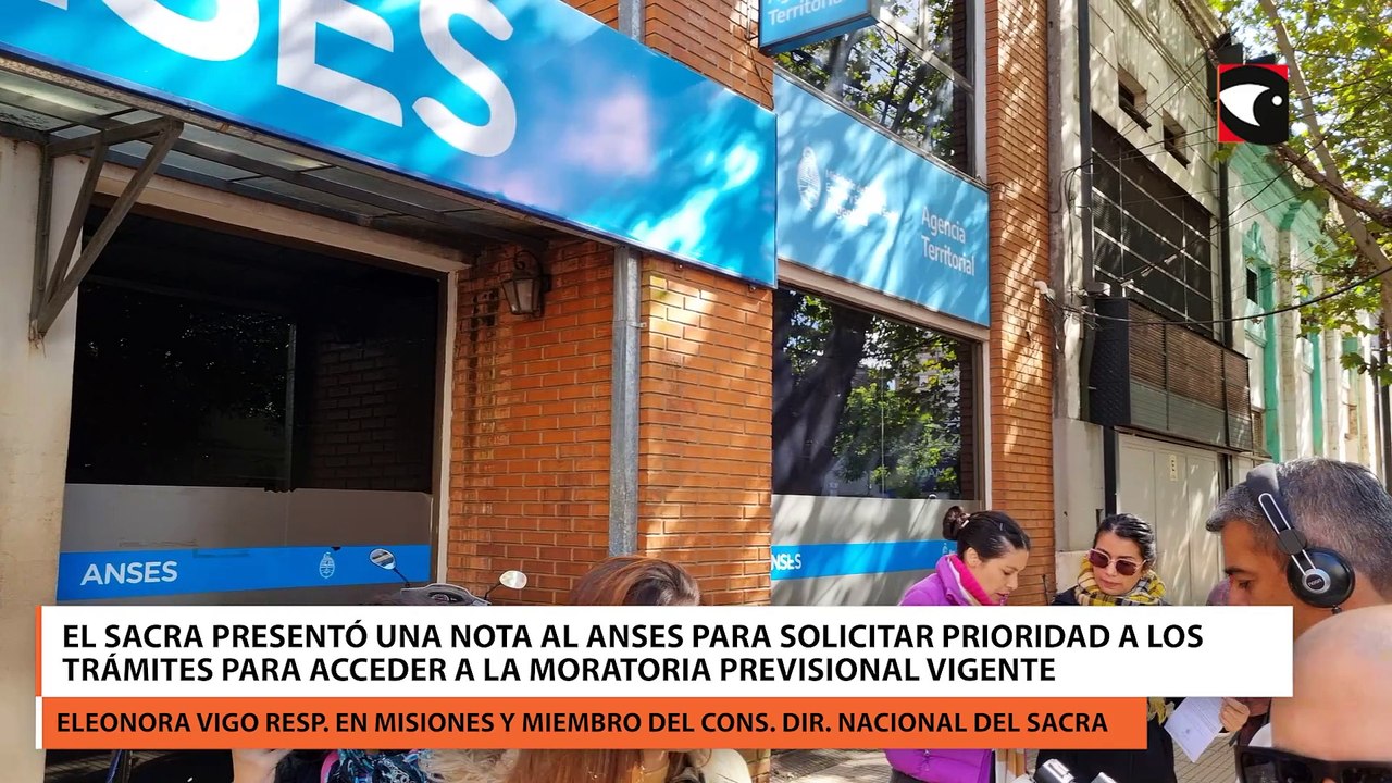 El SACRA presentó una nota al ANSES para solicitar prioridad a los trámites para acceder a la moratoria previsional vigente