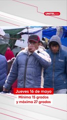 Atención Team Calor ¿Hasta cuándo se queda el frío en Santa Cruz?