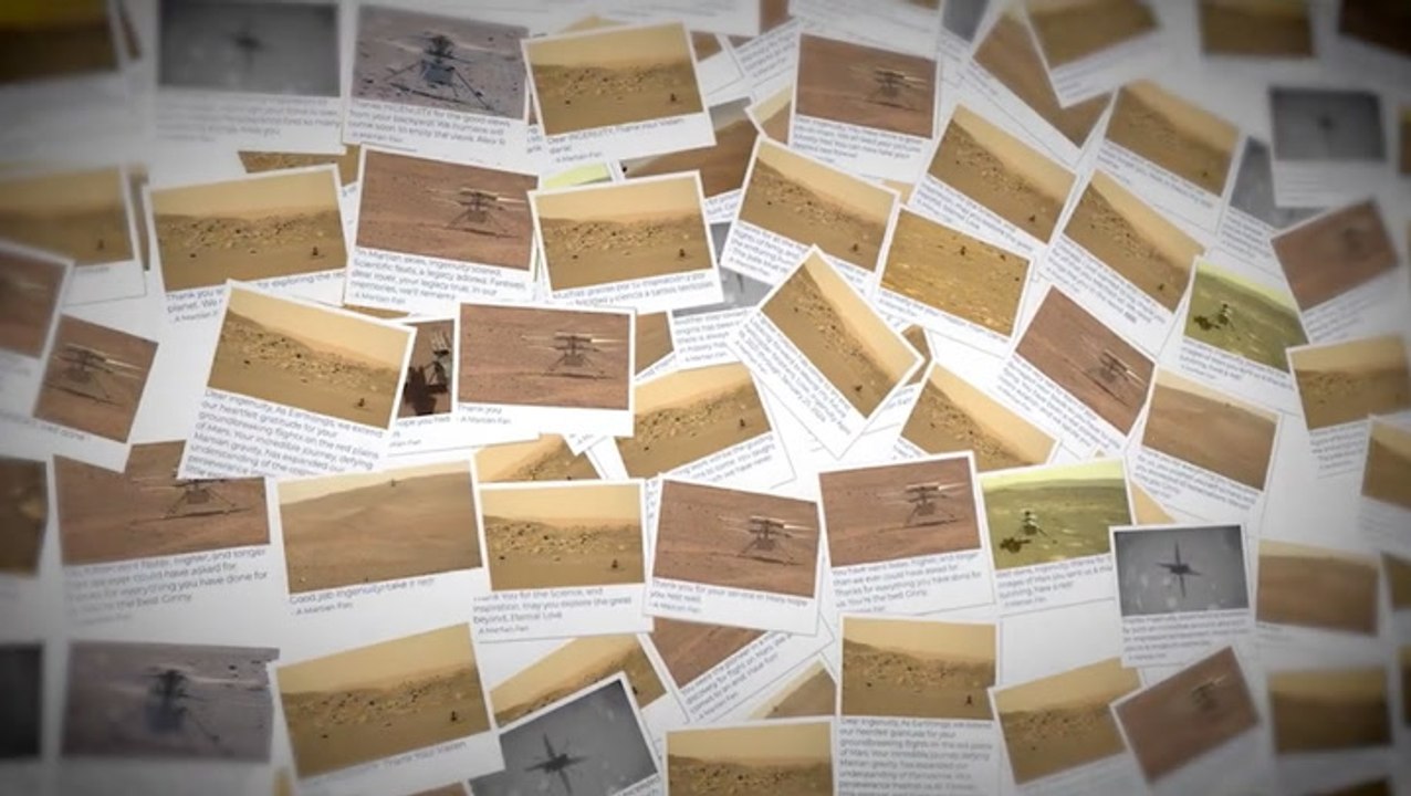 Digital Postcards Sent To Mars Helicopter Ingenuity