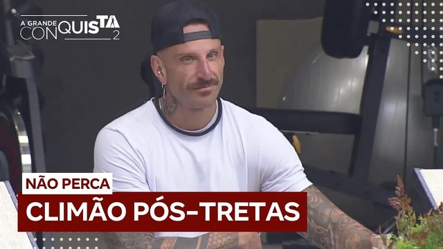 Climão na academia! Dona Geni e Guipa treinam juntos após tretas | A Grande Conquista