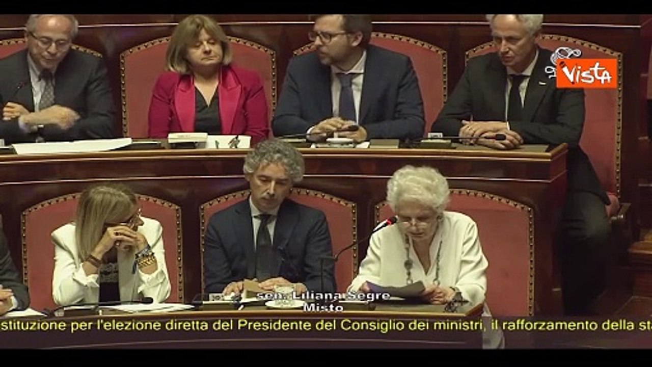 Premierato, Segre: "Contiene aspetti allarmanti, non posso tacere"