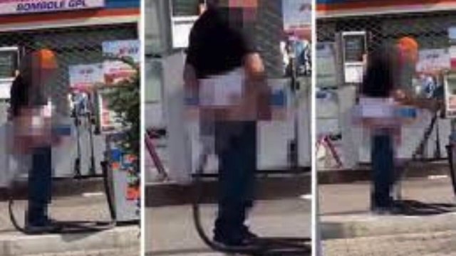 video benzinaio _ benzinaio pompa sedere _ benzinaio brescia video _ video benzinaio brescia