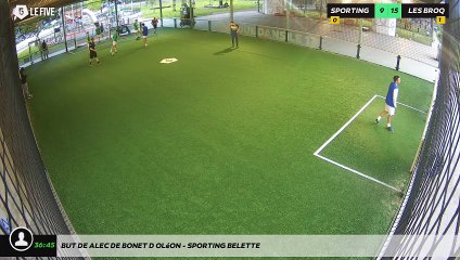But de Alec de Bonet d'Oléon - SPORTING BELETTE