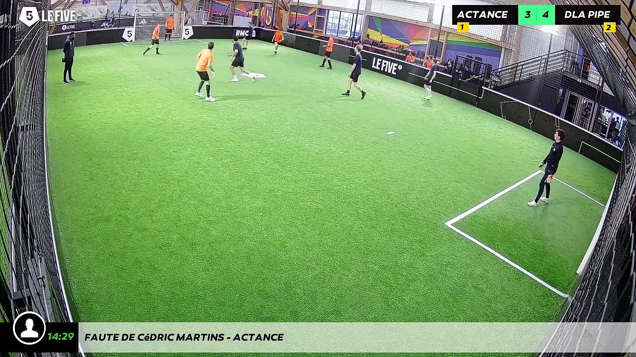 Faute de Cédric Martins - ACTANCE