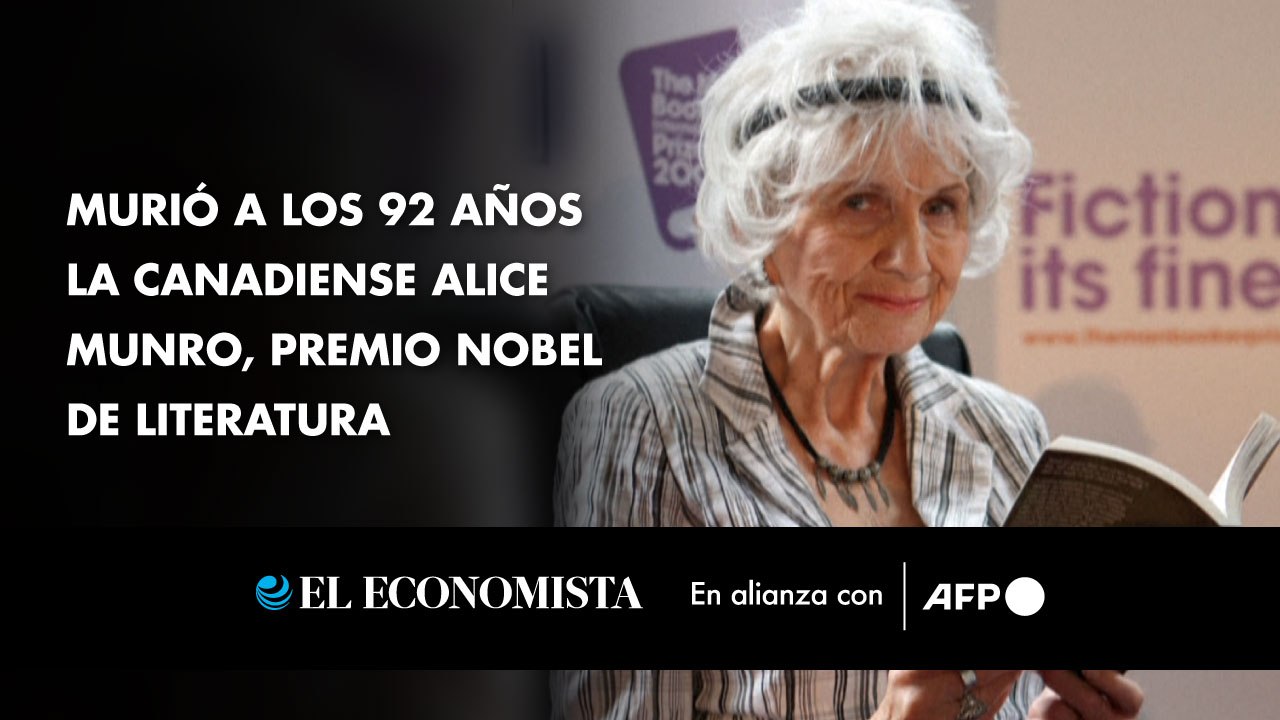 Murió a los 92 años la canadiense Alice Munro, premio Nobel de Literatura