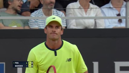 Rome - Tenant du titre, Medvedev sorti par Paul