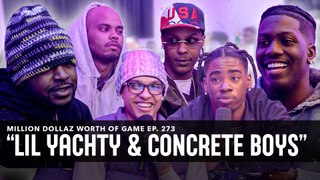 LIL YACHTY CASUALLY SITS ON HUNDREDS OF THOUSANDS IN LUGGAGE DURING CONCRETE BOYS INTERVIEW
