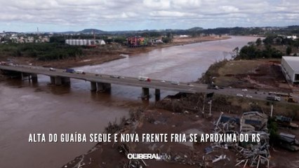 Alta do Guaíba segue e nova frente fria se aproxima do RS