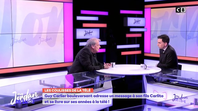 Guy Carlier se confie sur sa relation compliquée avec son fils CarlitoGuy Carlier sur le plateau de Chez Jordan