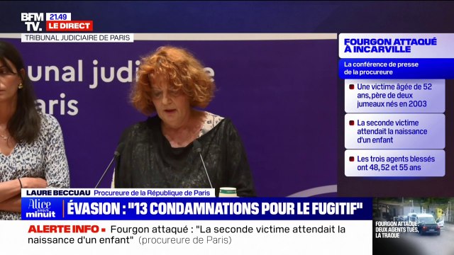 Attaque du fourgon: Mohamed Amra était détenu depuis le 7 janvier 2022 notamment pour tentative d'assassinat , affirme Laure Beccuau, procureure de la République de Paris