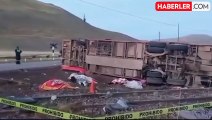 Peru'da otobüs kazası: 13 ölü, 18 yaralı
