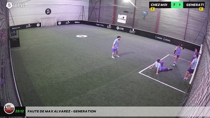 Faute de Max Alvarez - GENERATION