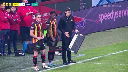 Partick Thistle Vs Raith Rovers 2 half 1 leg Play-Off Semi-Final: