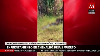 Civiles armados ejecutan a un hombre después de una persecución en Chenalhó, Chiapas