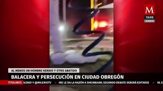 Fuertes enfrentamientos dejan un hombre herido y un muerto en CD. Obregón, Sonora